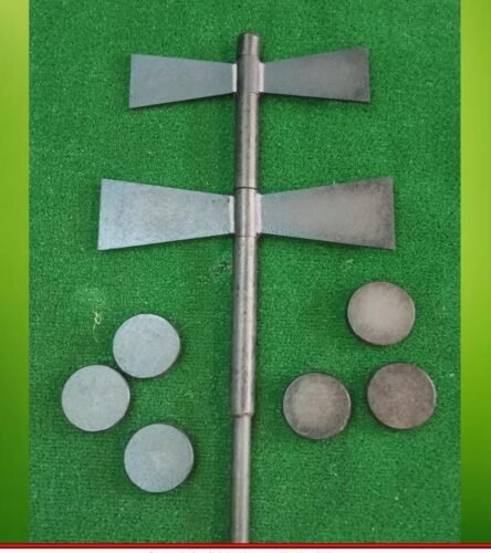 juego de la llave de Ourense con dos palas giratorias y 6 pellos de 500 a 550 gr de peso