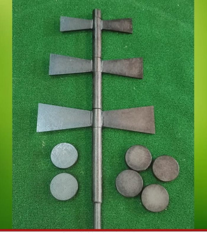 juego llave de Asturias 3 palas giratorias y 6 pellos de 500 a 550 gr de peso