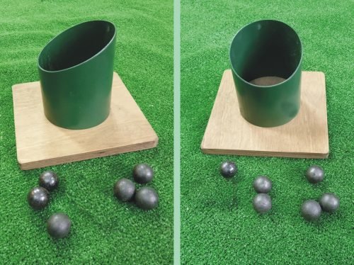 consiste en tirar 6 bolas e introducirr en el bote las mas posibles